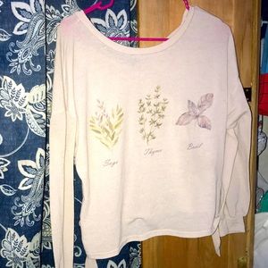 Woman’s light winter sweater